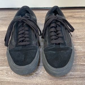 Vans black sneakers size US men 7 EUR 39 unisex